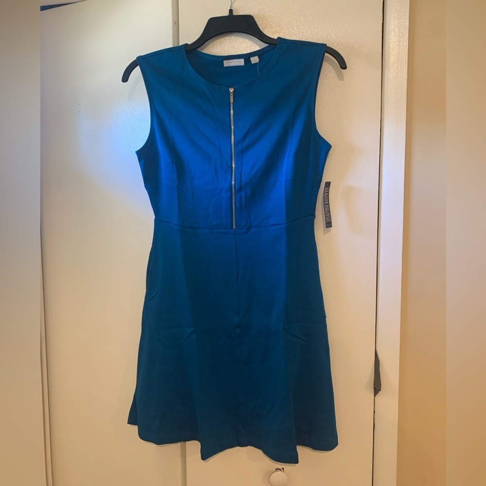 New York & Co Sleeveless Dress - Blue